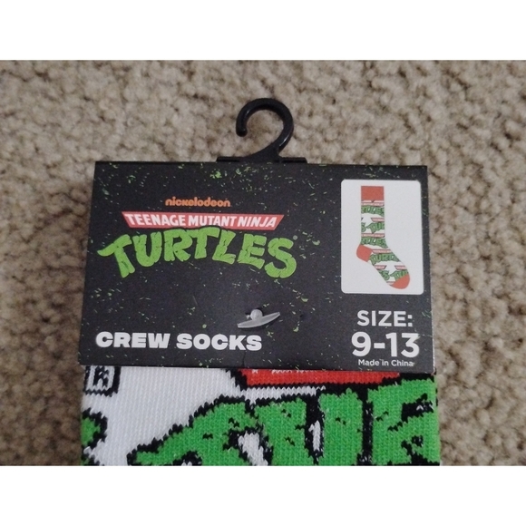 Teenage Mutant Ninja Turtles (TMNT) Crew Socks - Picture 2 of 3